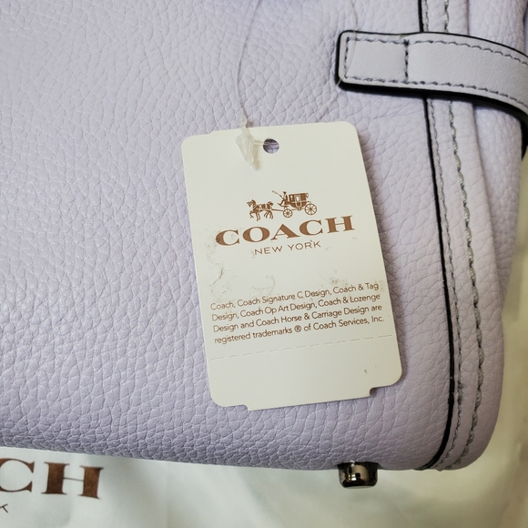NWT COACH x Arianna Grande Kiti Swagger 20 lilac - Picture 7 of 16